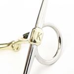 Wędzidło z wąsami Kavalkade KavalBits - podwójnie łamane