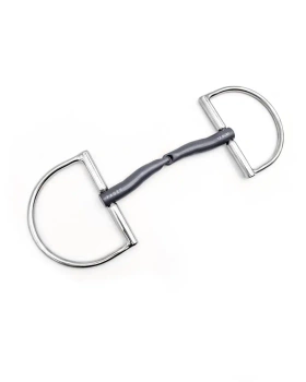 Wędzidło D-ring FAGER Greta Titanium - pojedynczo łamane