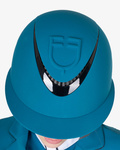 Kask jeździecki z szerokim daszkiem Equestro Embossed logo