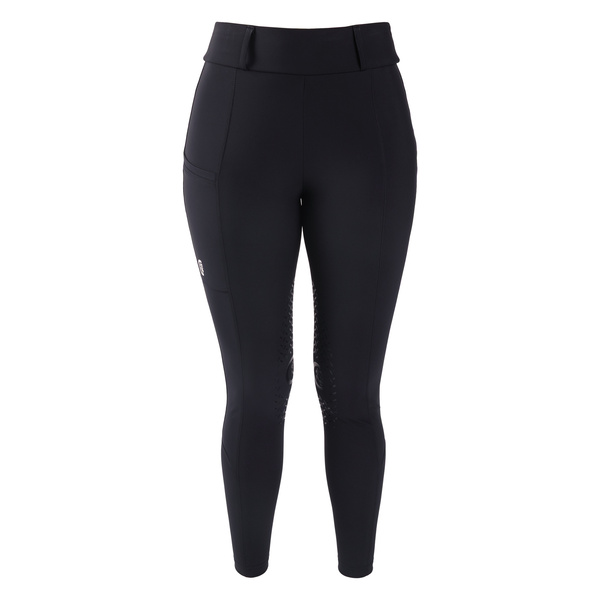 Damskie legginsy jeździeckie z kolanowym lejem silikonowym Kentucky Ridingwear Riding Legging Classic