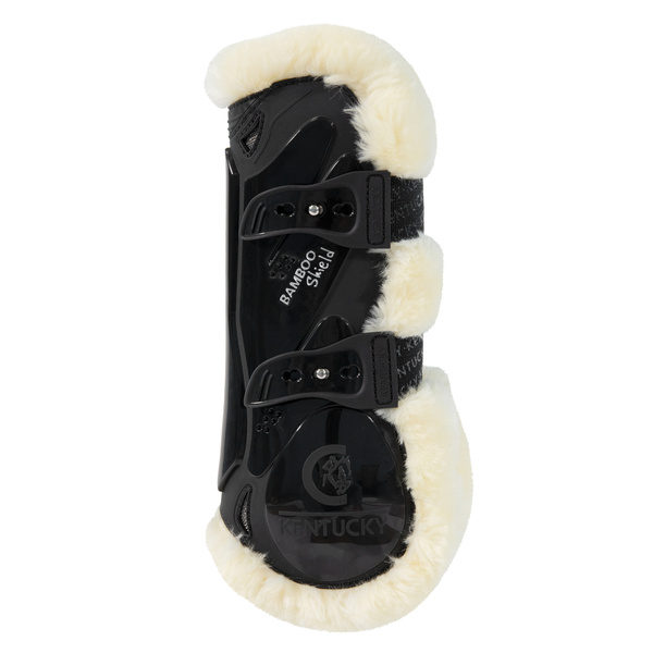 Ochraniacze przednie z futrem Kentucky Horsewear Bamboo Elastic