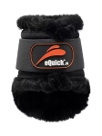Ochraniacze tylne z futrem eQuick eCarbon Shock Fluffy Velcro