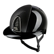 Kask jeździecki z szerokim daszkiem KEP Italia Cromo 2.0 Polish Metal Verona Chrome