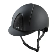Kask jeździecki KEP Italia Smart Nova Textile Black Star Black