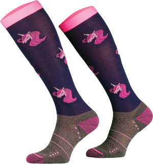 Podkolanówki jeździeckie Comodo Technical Soft Unicorn