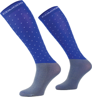 Podkolanówki jeździeckie Comodo Microfiber Dots