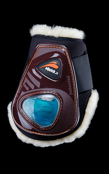 Ochraniacze tylne z futrem eQuick eShock Velcro Fluffy Rear