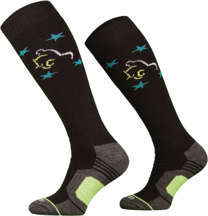 Podkolanówki jeździeckie z wełny merynosa Comodo Jockey