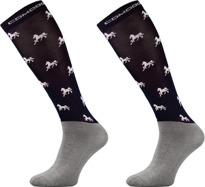 Podkolanówki jeździeckie Comodo Microfiber Horses