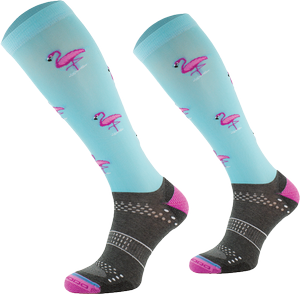 Podkolanówki jeździeckie Comodo Technical Soft Flamingo