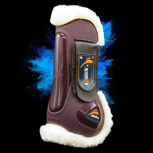 Ochraniacze przednie z futrem eQuick eLight Glitter Fluffy Front