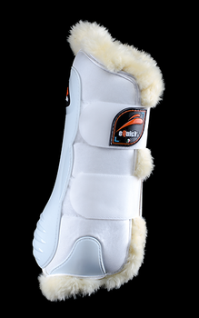 Ochraniacze ujeżdżeniowe przednie eQuick eKur Luxury Fluffy Front