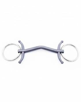 Wędzidło zwykłe z krótkimi wąsami FAGER Sara Titanium Wings - proste