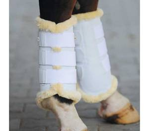 Ochraniacze ujeżdżeniowe z futrem Kavalkade Show