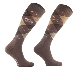 Podkolanówki jeździeckie z wełny merynosa Comodo Merino Karo