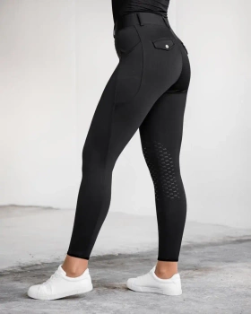 Legginsy z silikonowym lejem kolanowym Fager Loui Active