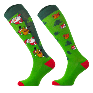 Podkolanówki jeździeckie Comodo Funny Design - Mikołaj