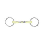 Wędzidło zwykłe o smaku jabłkowym Horze - podwójnie łamane