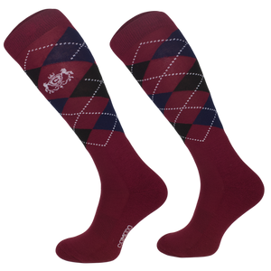 Podkolanówki jeździeckie z wełny merynosa Comodo Merino Karo