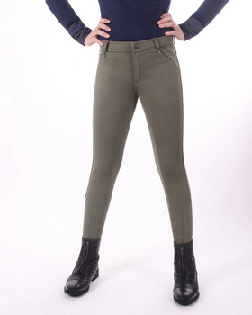 Bryczesy damskie z pełnym lejem silikonowym QHP Scottie - zimowe