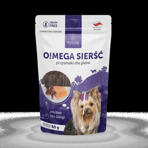 Smakołyki dla psa Pokusa O!mega sierść