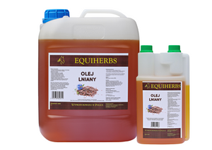 Olej lniany dla koni Equiherbs 