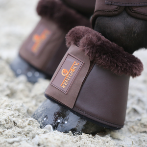 Kaloszki skórzane z futrem Kentucky Horsewear