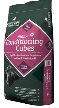 Granulat pełnoporcjowy dla koni z problemami układu pokarmowego SPILLERS Digest + Conditioning Cubes 20 kg