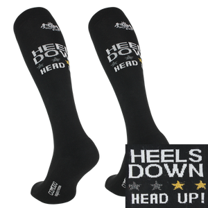 Podkolanówki jeździeckie Comodo Hay there - Heels Down