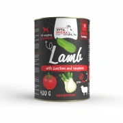 Karma mokra dla dorosłych psów Syta Micha - jagnięcina z cukinią i pomidorami