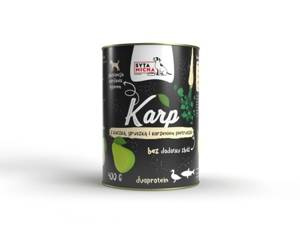 Karma mokra dla psa Syta Micha - Karp z kaczką, gruszką i korzeniem pietruszk