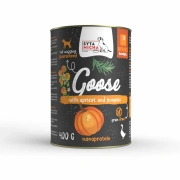 Karma mokra dla dorosłych psów Syta Micha - Gęś z morelami i dynią