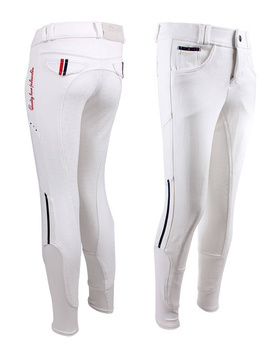 Bryczesy młodzieżowe z pełnym lejem QHP Coco Junior