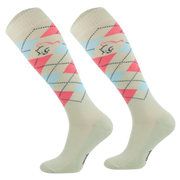 Podkolanówki jeździeckie Comodo Karo Design