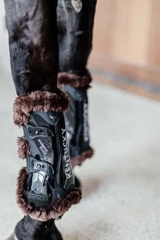 Ochraniacze przednie z futrem Kentucky Horsewear Bamboo Elastic