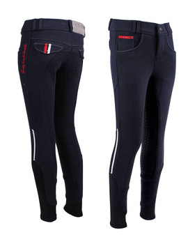 Bryczesy młodzieżowe z pełnym lejem QHP Coco Junior