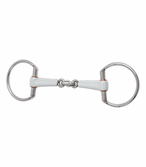 Wędzidło oliwkowe Beris - podwójnie łamane