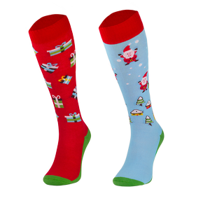 Podkolanówki jeździeckie Comodo Funny Design - Boże Narodzenie	