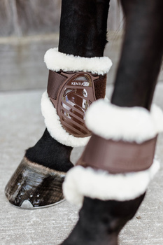 Ochraniacze tylne z futrem Kentucky Horsewear Young Horse TPU