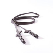 Wodze skórzane ze stoperami Kavalkade - szerokość 16 mm