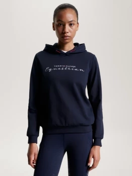 Bluza z kapturem TOMMY HILFIGER EQUESTRIAN  Metallic Logo Graphic 