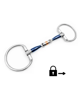 Wędzidło oliwkowe FAGER Martin Sweet Iron - podwójnie łamane