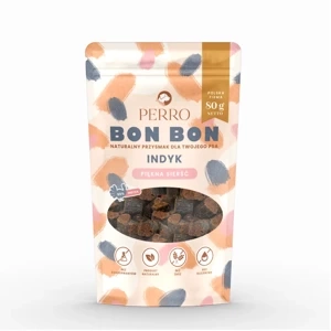 Smakołyki Perro BON BON Indyk – Piękna sierść