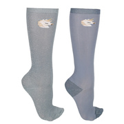 Podkolanówki jeździeckie QHP Unicorn (2-pack)
