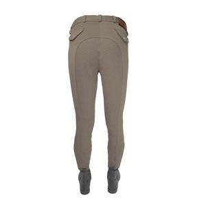 Bryczesy męskie z pełnym lejem silikonowym York Ares