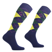 Podkolanówki jeździeckie Comodo Karo Design