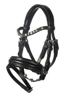 Ogłowie skórzane do Hobby Horse HKM