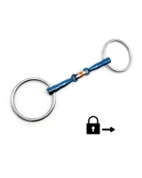  Wędzidło zwykłe FAGER Oscar Titanium - podwójnie łamane