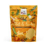 Sucha karma dla szczeniąt Syta Micha - Królik i indyk, banan i cukinia 1,5kg