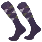 Podkolanówki jeździeckie z wełny merynosa Comodo Merino Karo